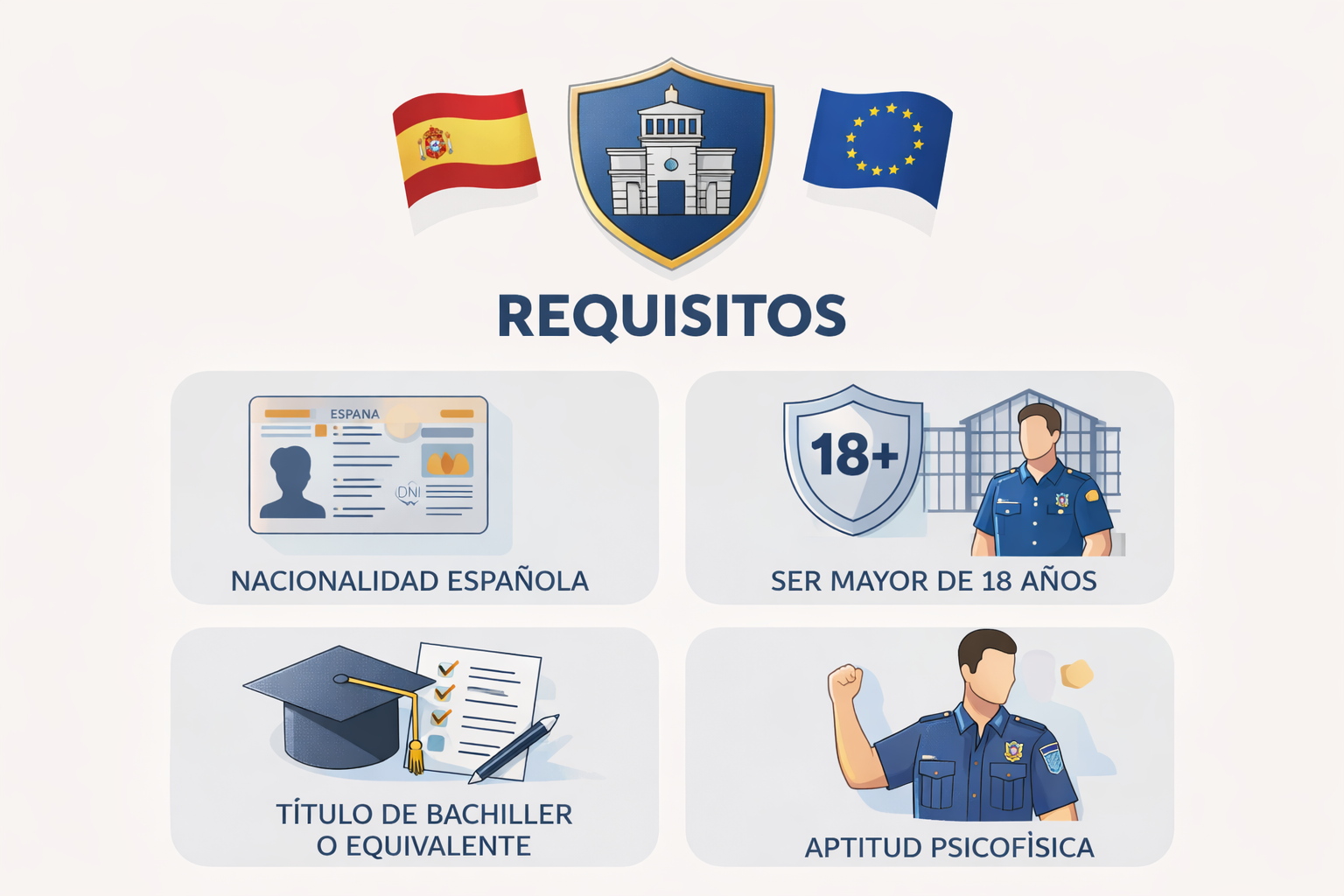Requisitos para ser funcionario de prisiones